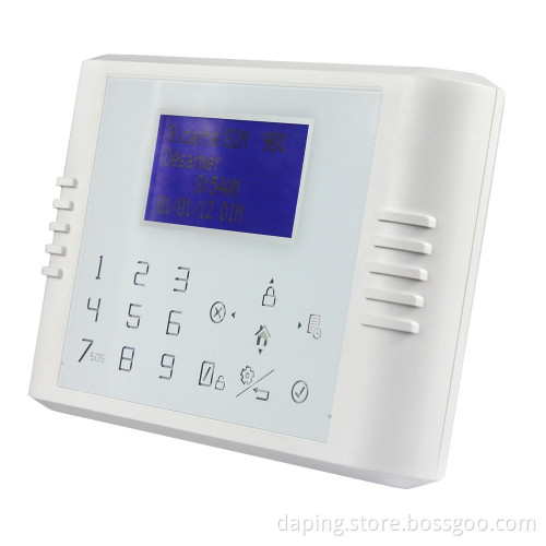 Touch Keypad Wireless Home Burglar Alarm System PSTN&GSM dual network alarm system